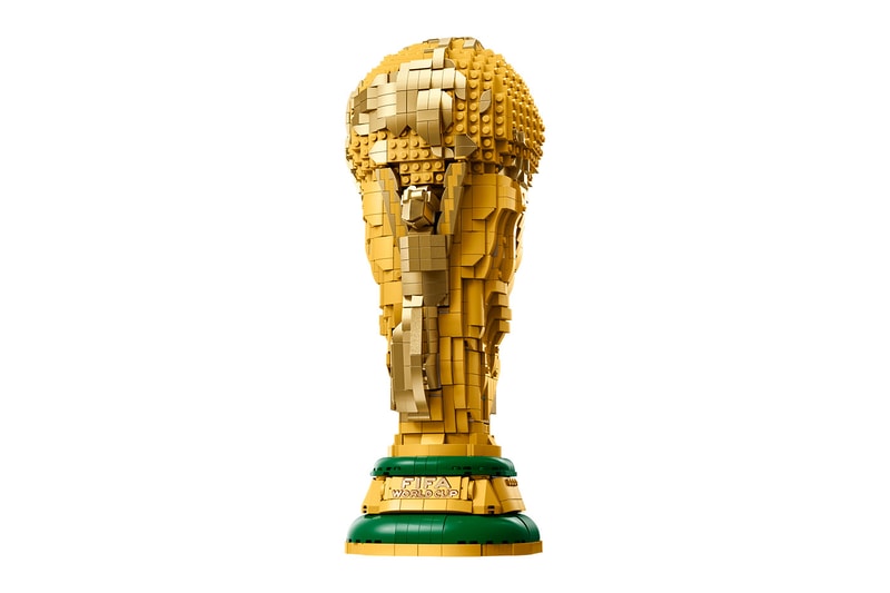 LEGO 以 2,845 塊積木打造 1:1 FIFA World Cup「Champions Edition」獎盃，紀念西班牙 2026 年奪冠