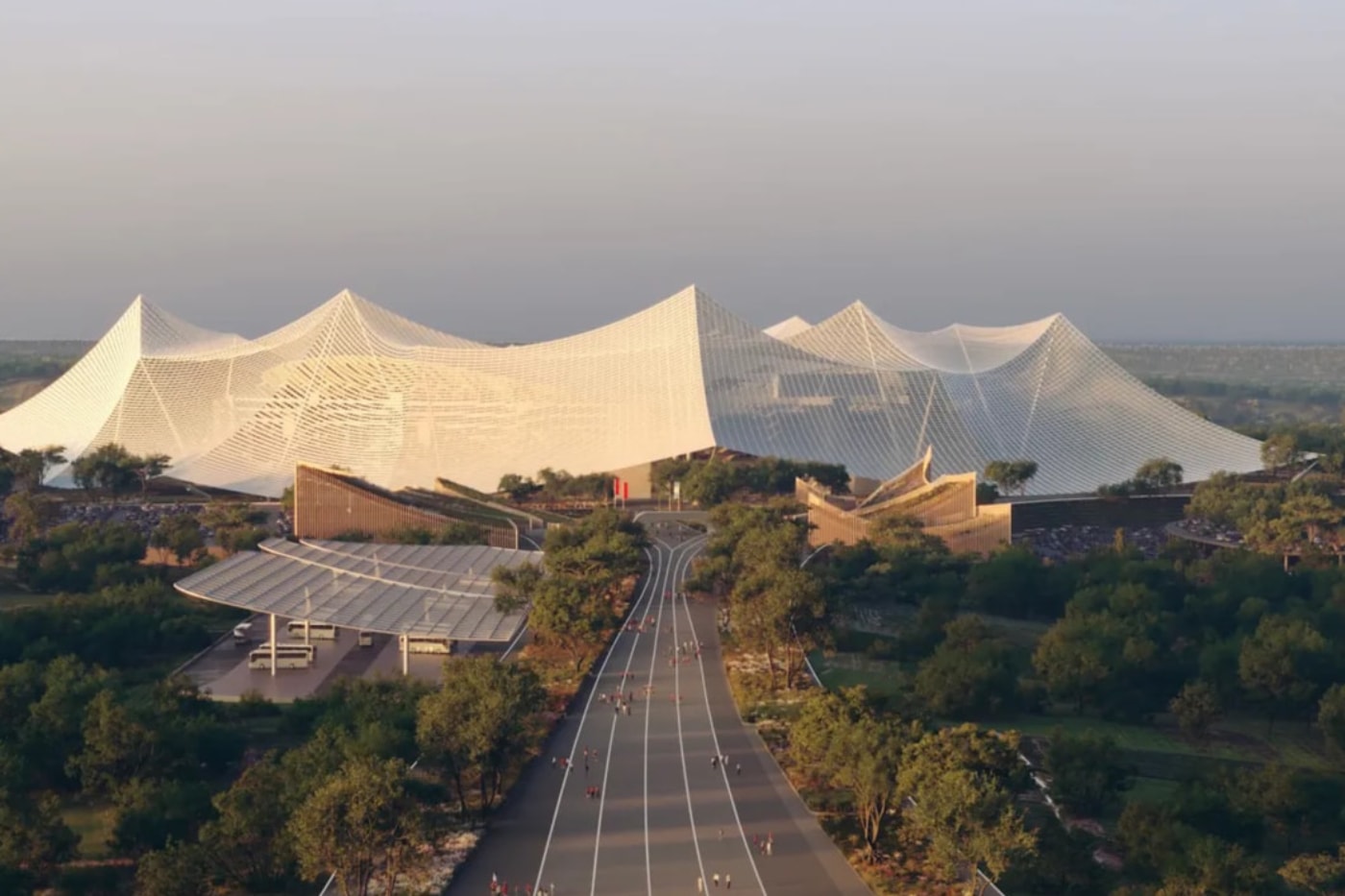 2030 FIFA World Cup Grand Stade Hassan II Venue El Mansouria Morocco Architecture Populous Oualalou + Choi