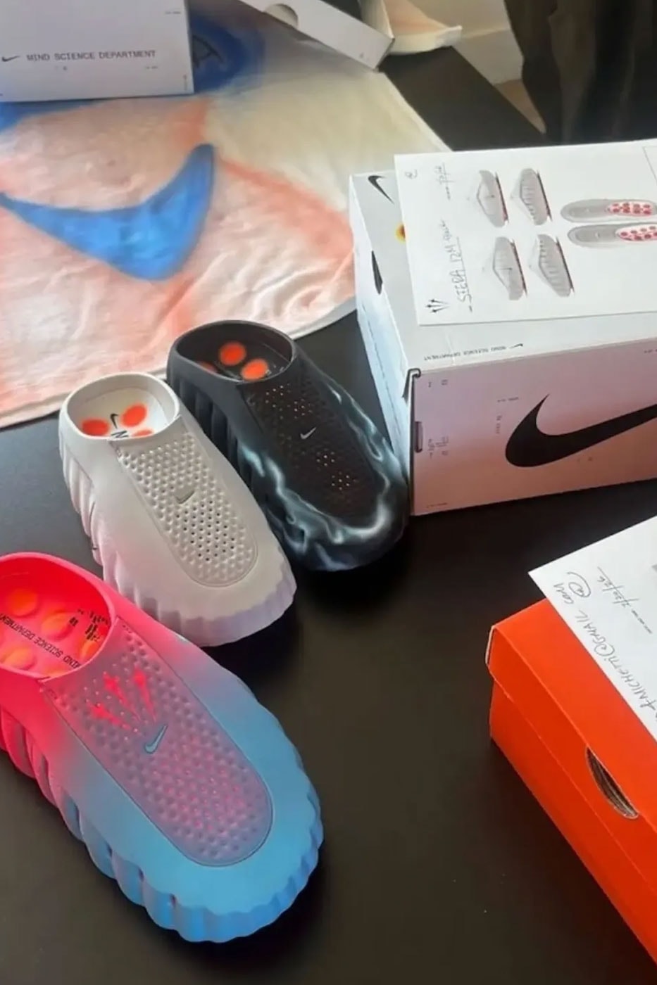 Drake Debuts Custom NOCTA x Nike Mind 001 Mules at Second Annual NOCTA Manor Retreat devin booker