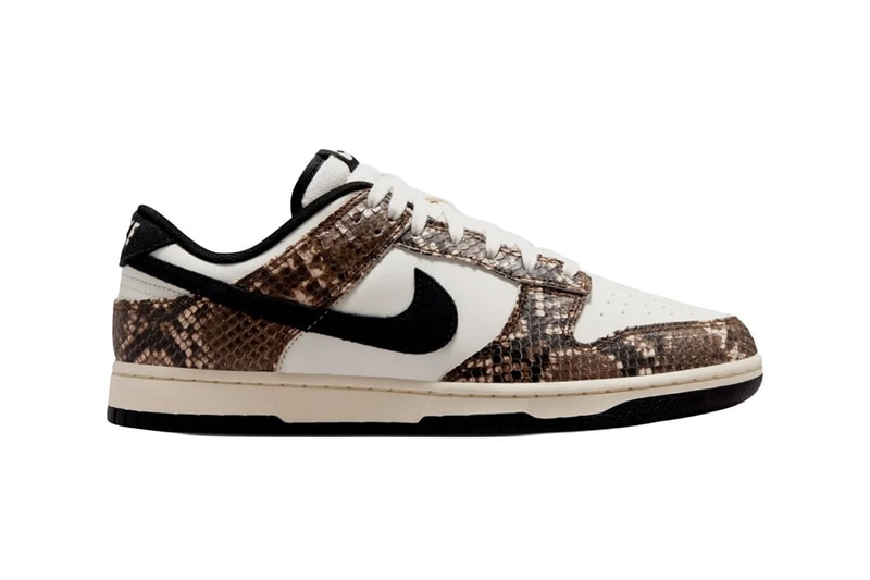 Nike Dunk Low Retro “Snake/Soft Pearl/Mosswood Brown” IO1616-002 Official Images