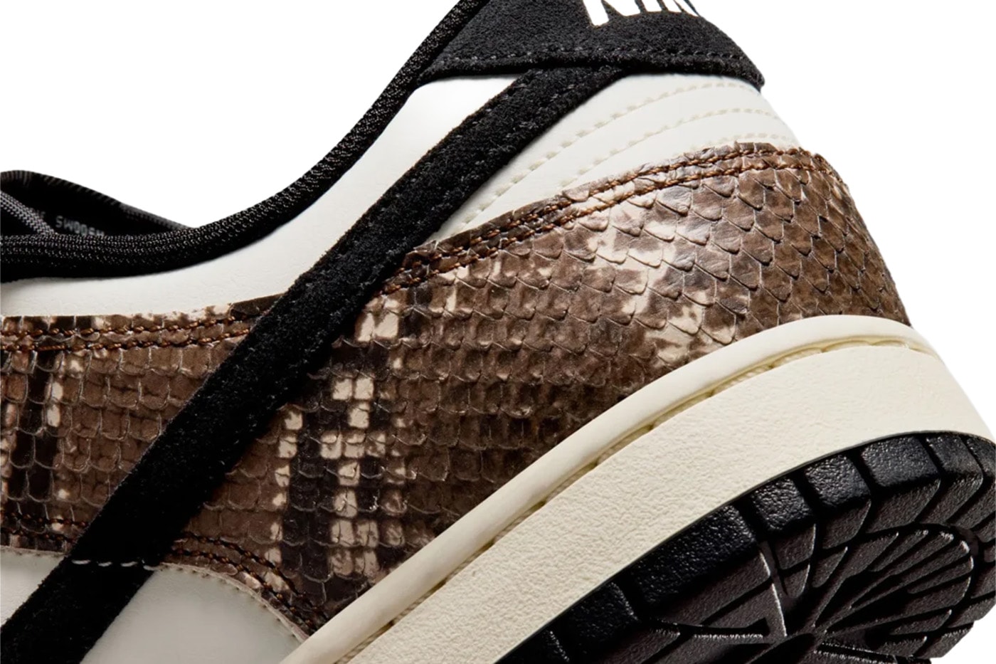 Nike Dunk Low Retro “Snake/Soft Pearl/Mosswood Brown” IO1616-002 Official Images