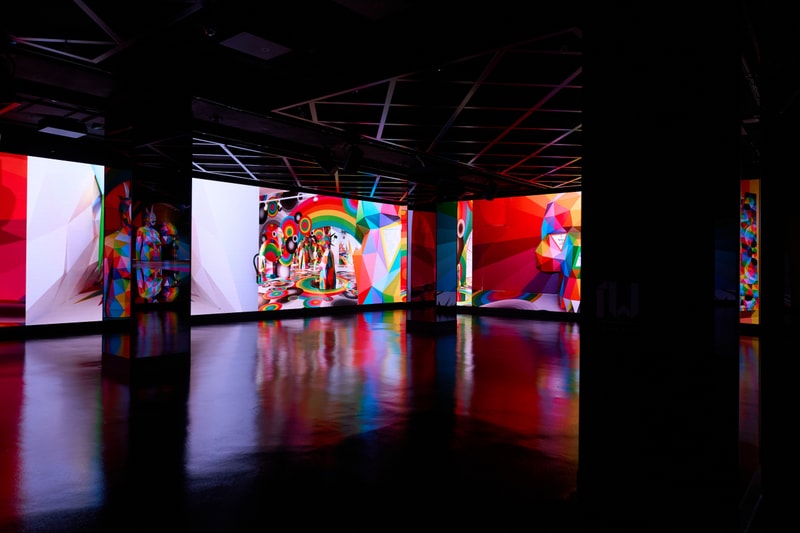 okuda san miguel w1 curates immersive installation art artworks