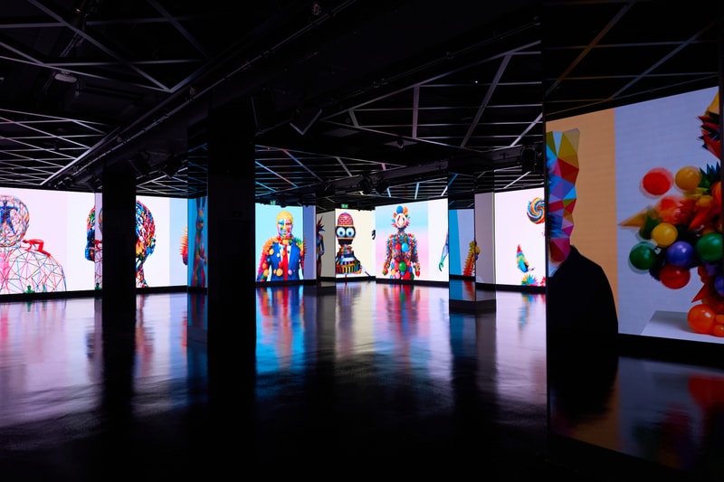 okuda san miguel w1 curates immersive installation art artworks