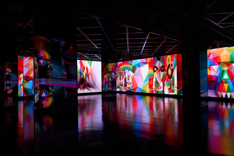 okuda san miguel w1 curates immersive installation art artworks