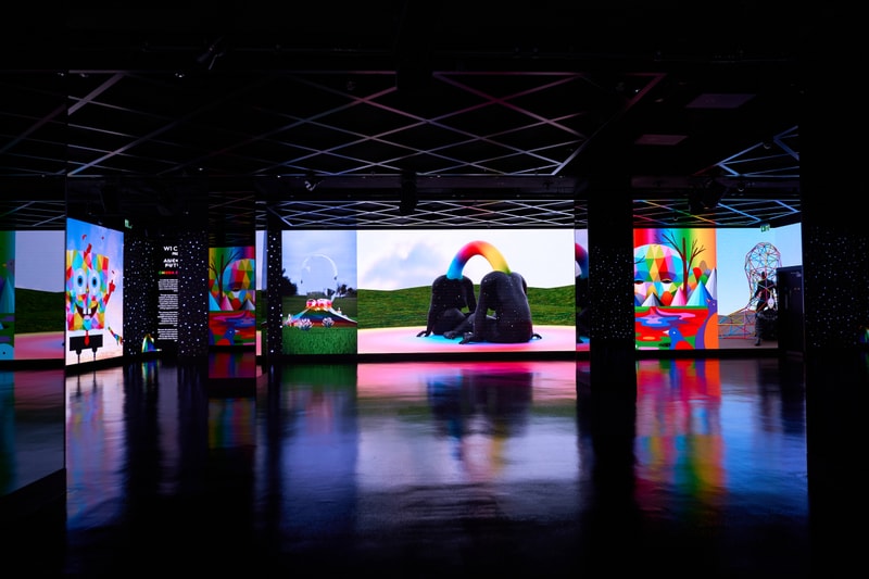 okuda san miguel w1 curates immersive installation art artworks