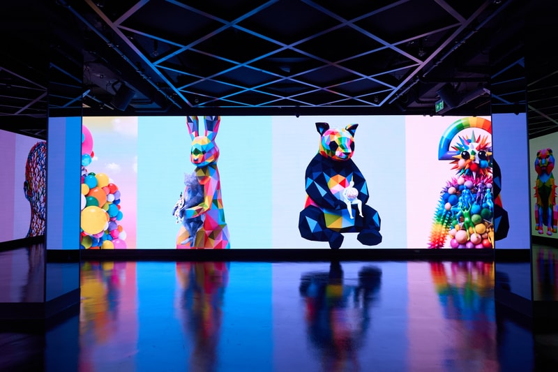 okuda san miguel w1 curates immersive installation art artworks