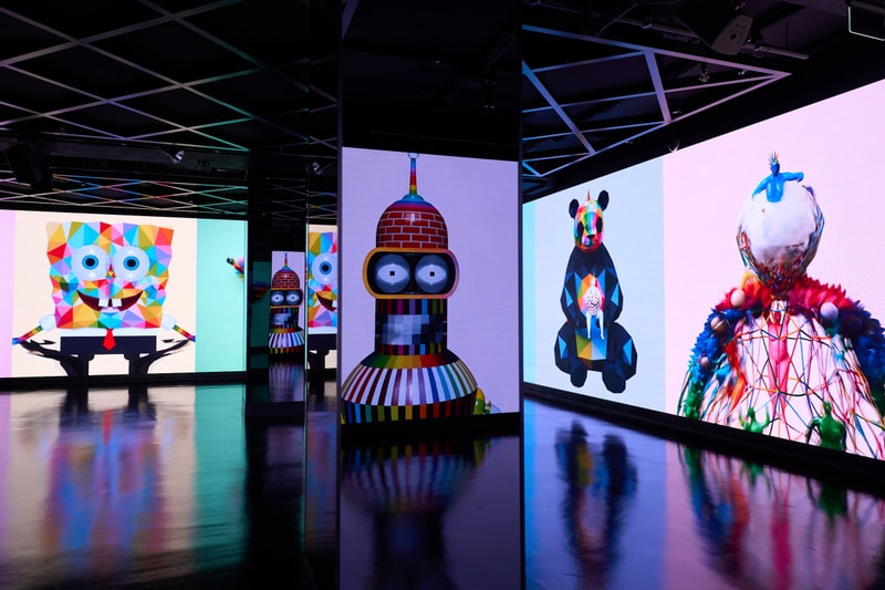 okuda san miguel w1 curates immersive installation art artworks