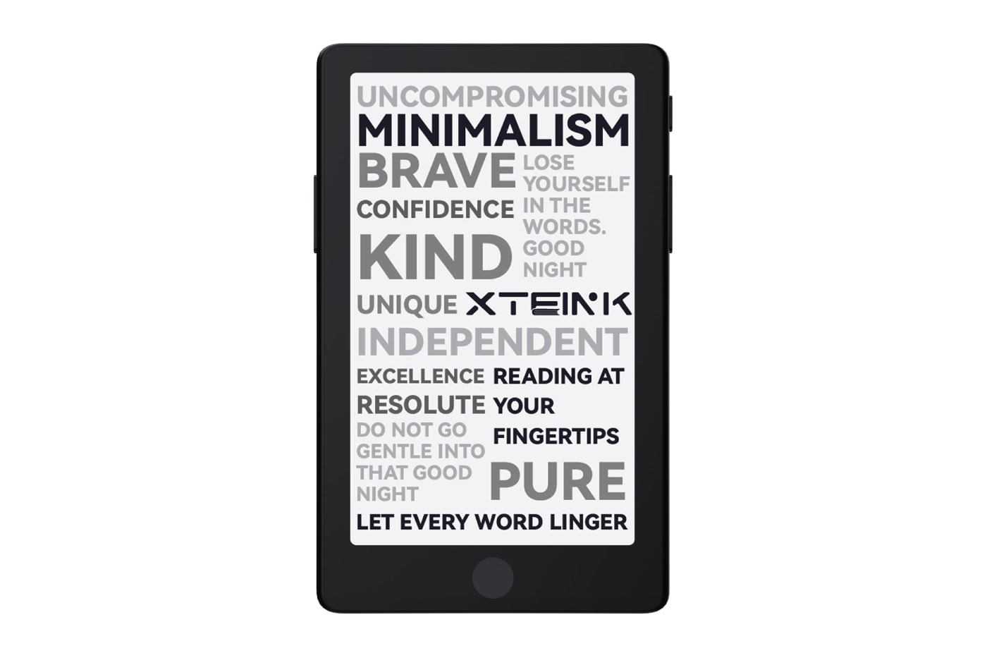 Xteink X4 Pro pocket e-reader with dual-tone frontlight attached magnetically to a smartphone