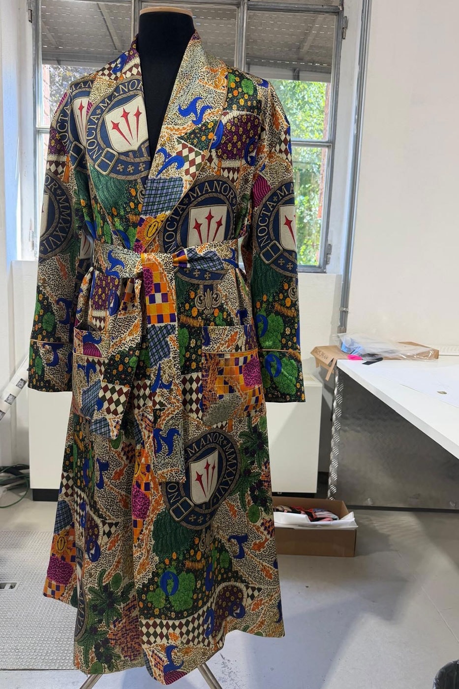 Domenico Formichetti Reveals Custom "NOCTA Manor" Silk Robe for Drake como italy