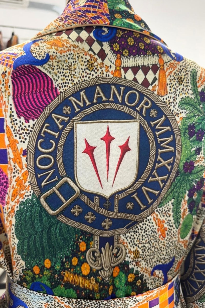 Domenico Formichetti Reveals Custom "NOCTA Manor" Silk Robe for Drake como italy
