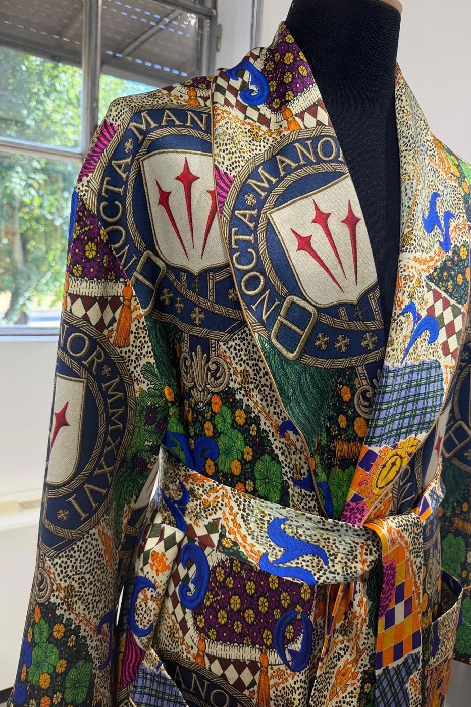 Domenico Formichetti Reveals Custom "NOCTA Manor" Silk Robe for Drake como italy
