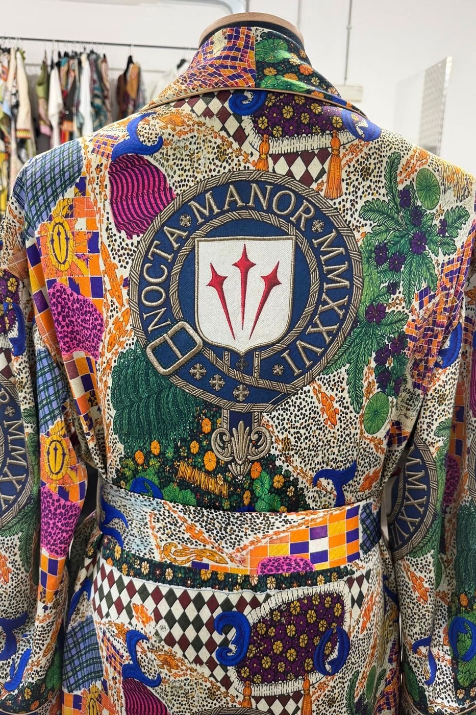 Domenico Formichetti Reveals Custom "NOCTA Manor" Silk Robe for Drake como italy