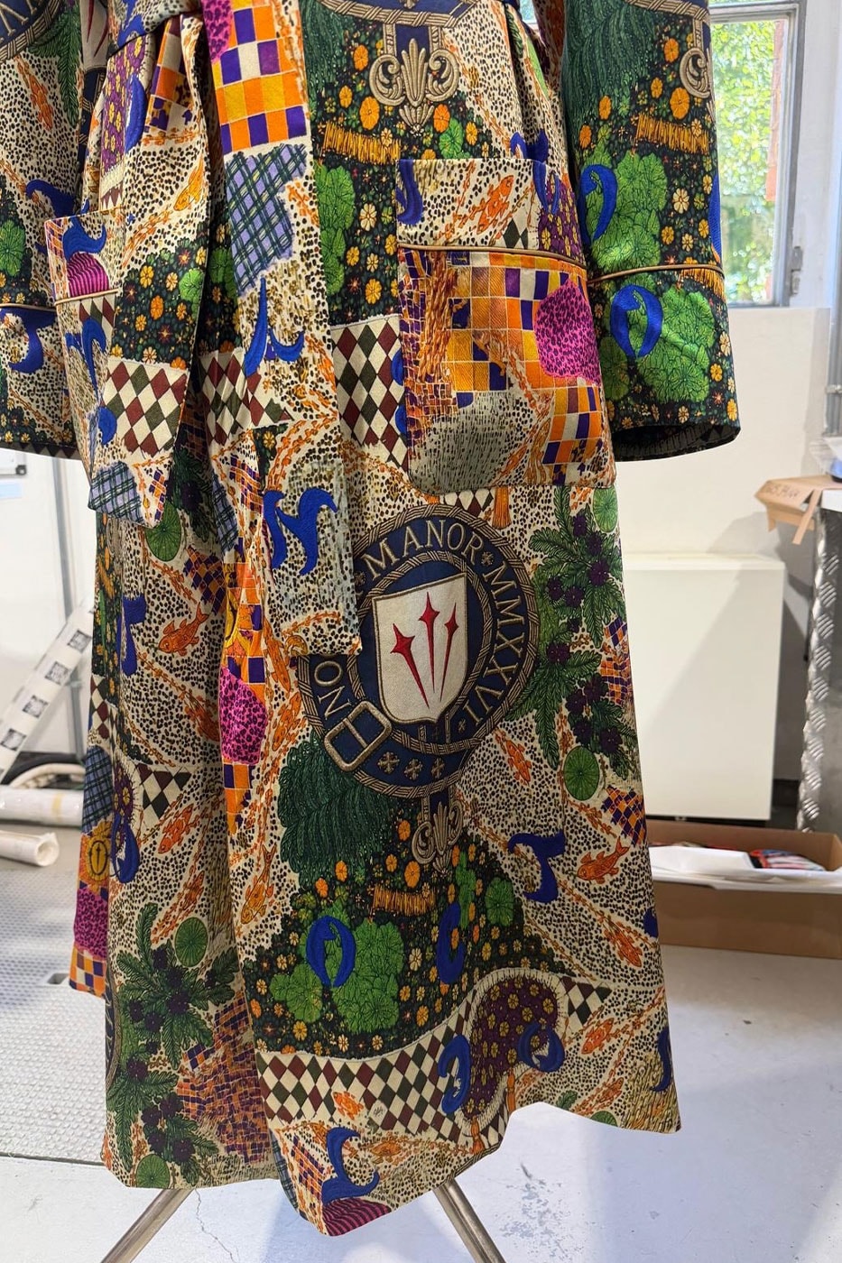 Domenico Formichetti Reveals Custom "NOCTA Manor" Silk Robe for Drake como italy