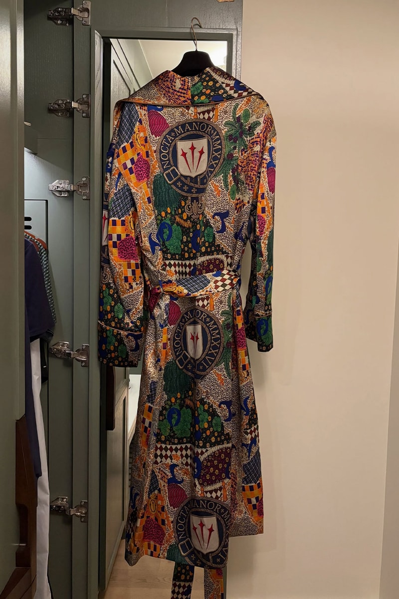 Domenico Formichetti Reveals Custom "NOCTA Manor" Silk Robe for Drake como italy