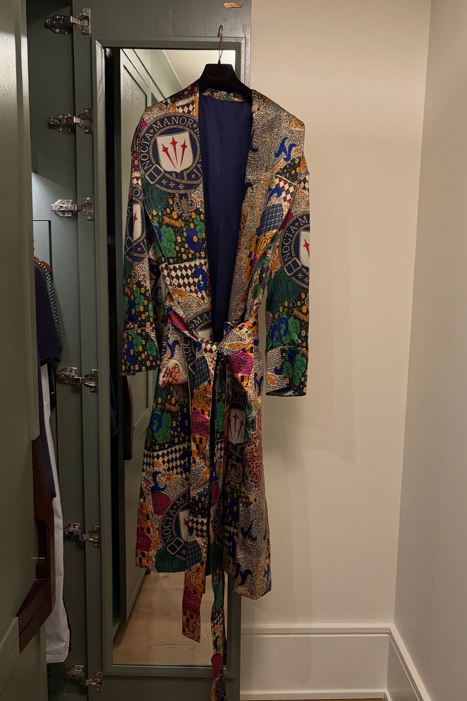 Domenico Formichetti Reveals Custom "NOCTA Manor" Silk Robe for Drake como italy