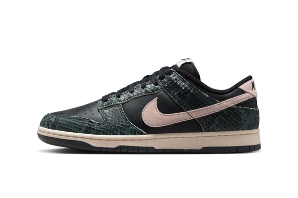 Nike Dunk Low Retro “Black Snakeskin" Release Info IO1616-001 Black/Fir-Black Spruce-Soft Pearl