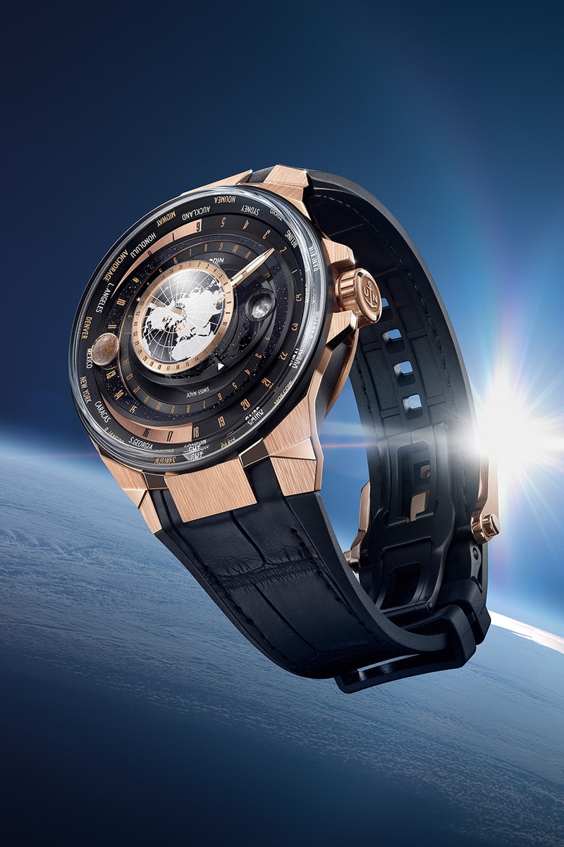Ulysse Nardin Blast Moonstruck Limited Edition 1065-400LE-2A-BLACK/1A Aventurine dial Bronzite Sun indication Rose gold ring  UN-106 Manufacture caliber Release Info
