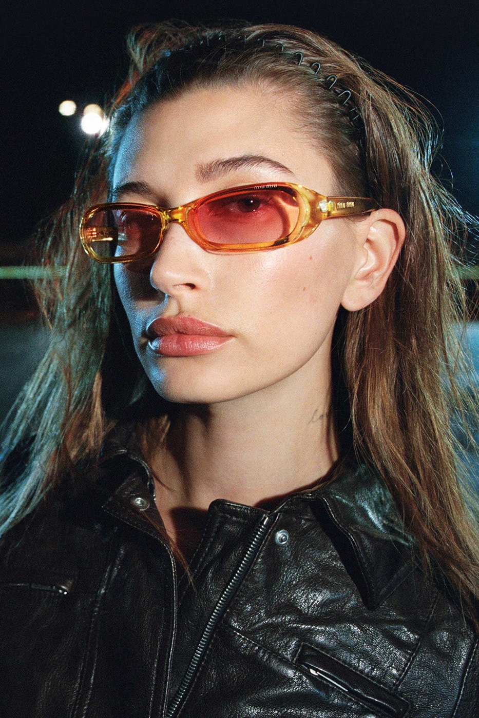 Miu Miu Fall/Winter 2026 Campaign Info Hailey Bieber Xiao Wen Ju Info Zoe Ghertner Renell Medrano Miuccia Prada