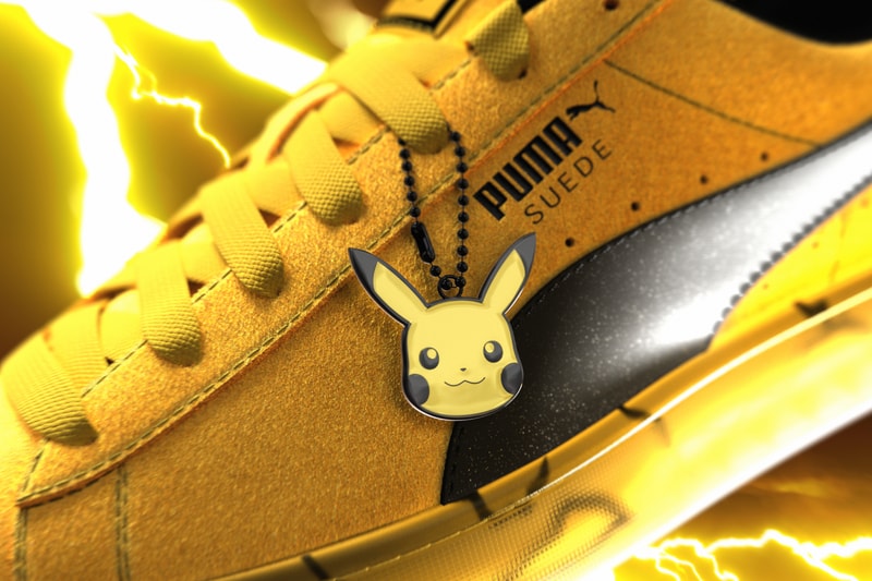 Pokemon PUMA Suede Pikachu Official Images early release info