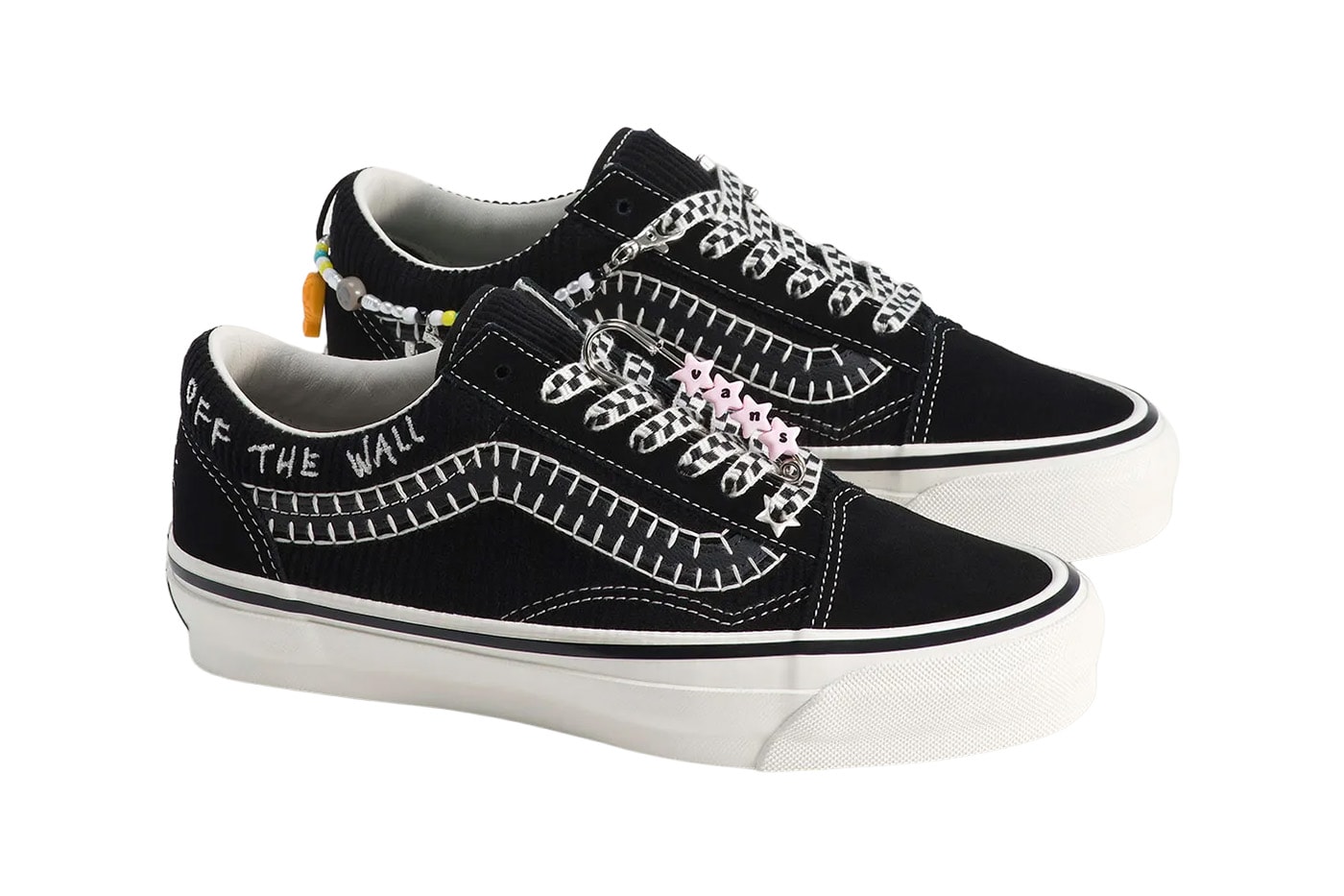 Cocona Hiraki Vans Old Skool Black / Marshmallow White VN000EGYCRM Official Images Release Info