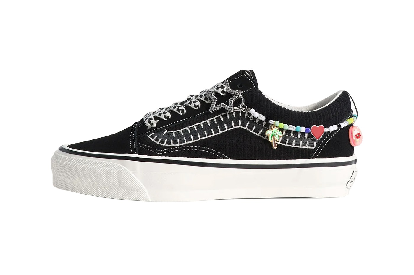 Cocona Hiraki Vans Old Skool Black / Marshmallow White VN000EGYCRM Official Images Release Info
