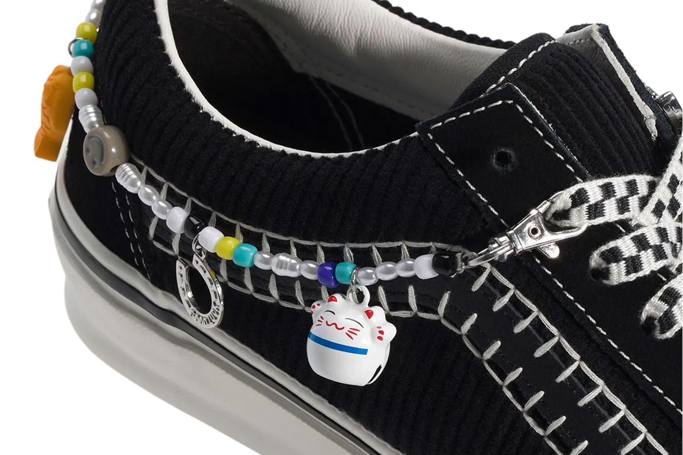 Cocona Hiraki Vans Old Skool Black / Marshmallow White VN000EGYCRM Official Images Release Info