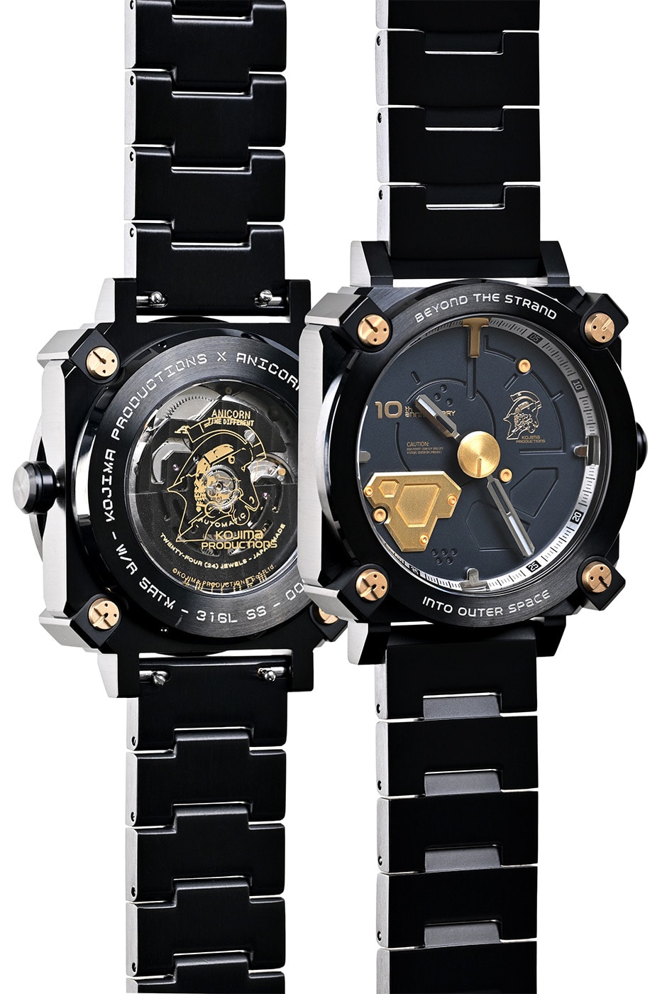 LUDENS X by Kojima Productions Anicorn Watch LUDENS Cuff Bracelet Ludens Character Metal Print Limited Edition Release Info Hideo Kojima Yoji Shinkawa