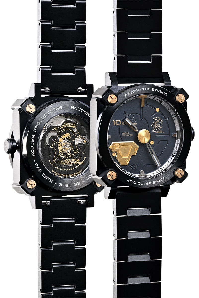 LUDENS X by Kojima Productions Anicorn Watch LUDENS Cuff Bracelet Ludens Character Metal Print Limited Edition Release Info Hideo Kojima Yoji Shinkawa
