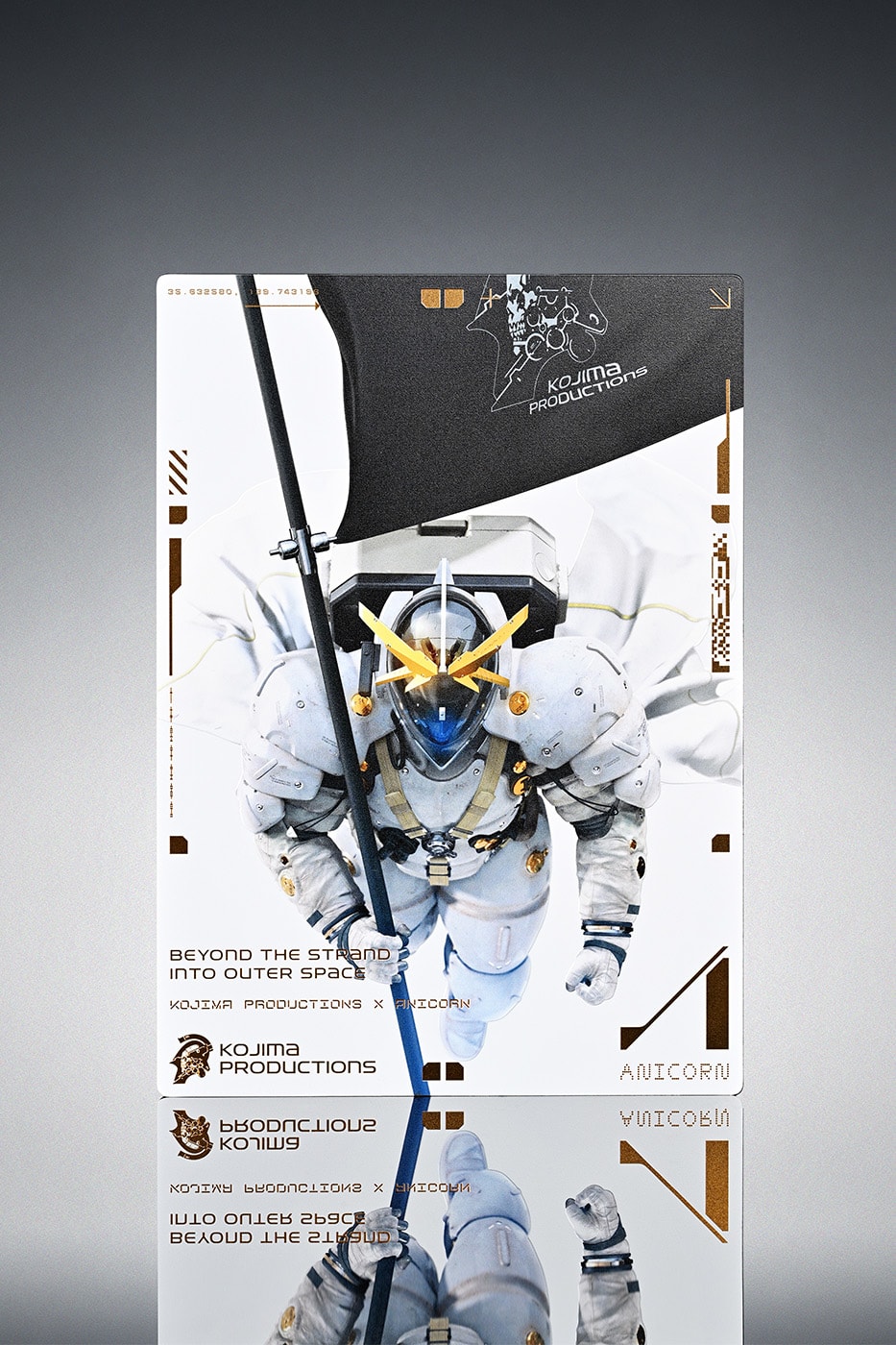 LUDENS X by Kojima Productions Anicorn Watch LUDENS Cuff Bracelet Ludens Character Metal Print Limited Edition Release Info Hideo Kojima Yoji Shinkawa