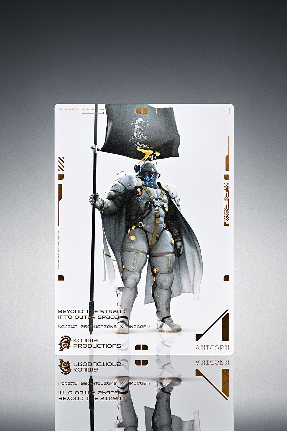 LUDENS X by Kojima Productions Anicorn Watch LUDENS Cuff Bracelet Ludens Character Metal Print Limited Edition Release Info Hideo Kojima Yoji Shinkawa