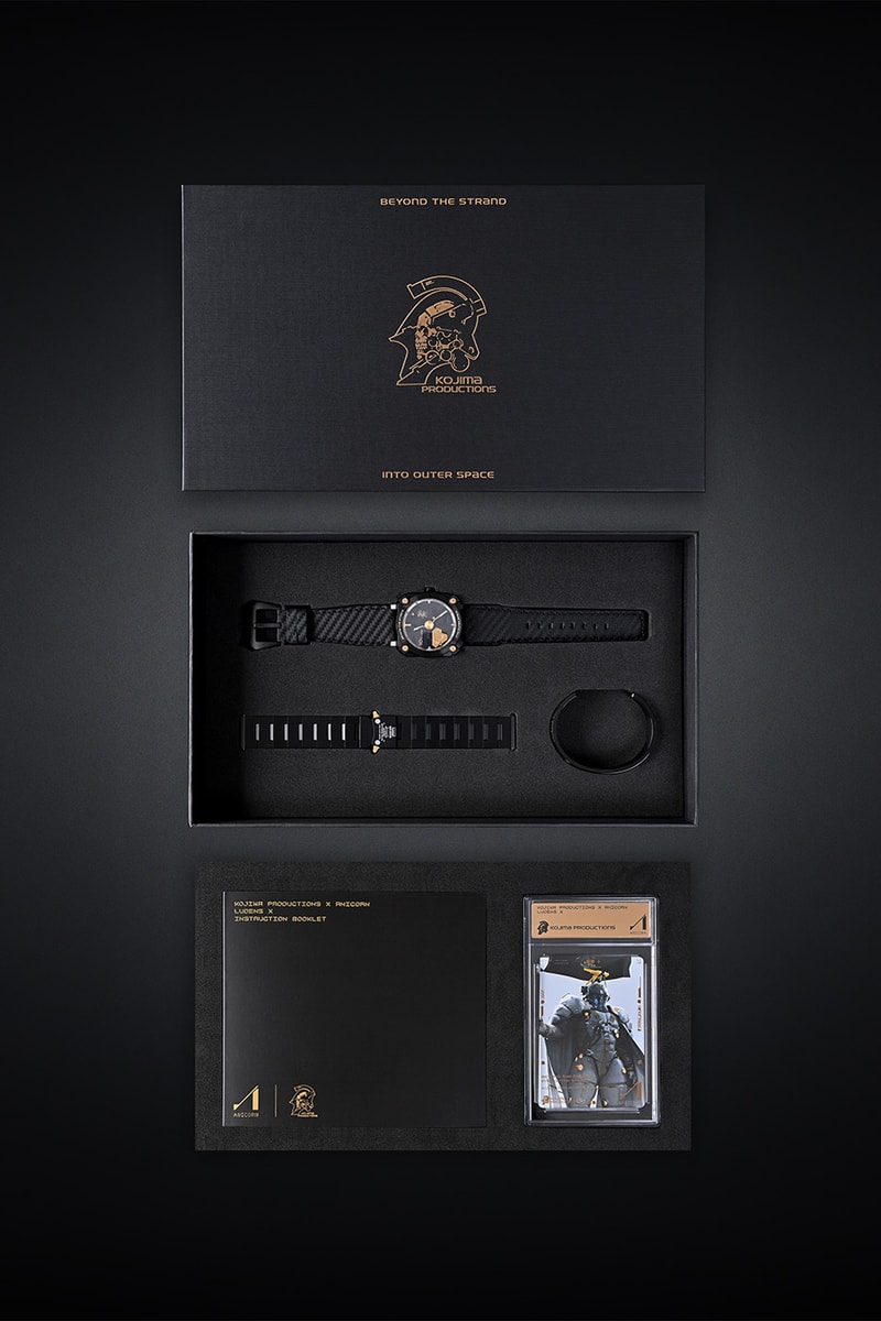 LUDENS X by Kojima Productions Anicorn Watch LUDENS Cuff Bracelet Ludens Character Metal Print Limited Edition Release Info Hideo Kojima Yoji Shinkawa