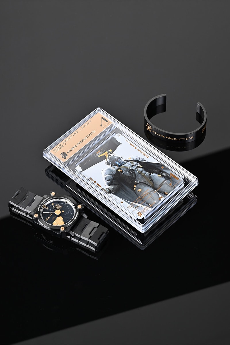 LUDENS X by Kojima Productions Anicorn Watch LUDENS Cuff Bracelet Ludens Character Metal Print Limited Edition Release Info Hideo Kojima Yoji Shinkawa