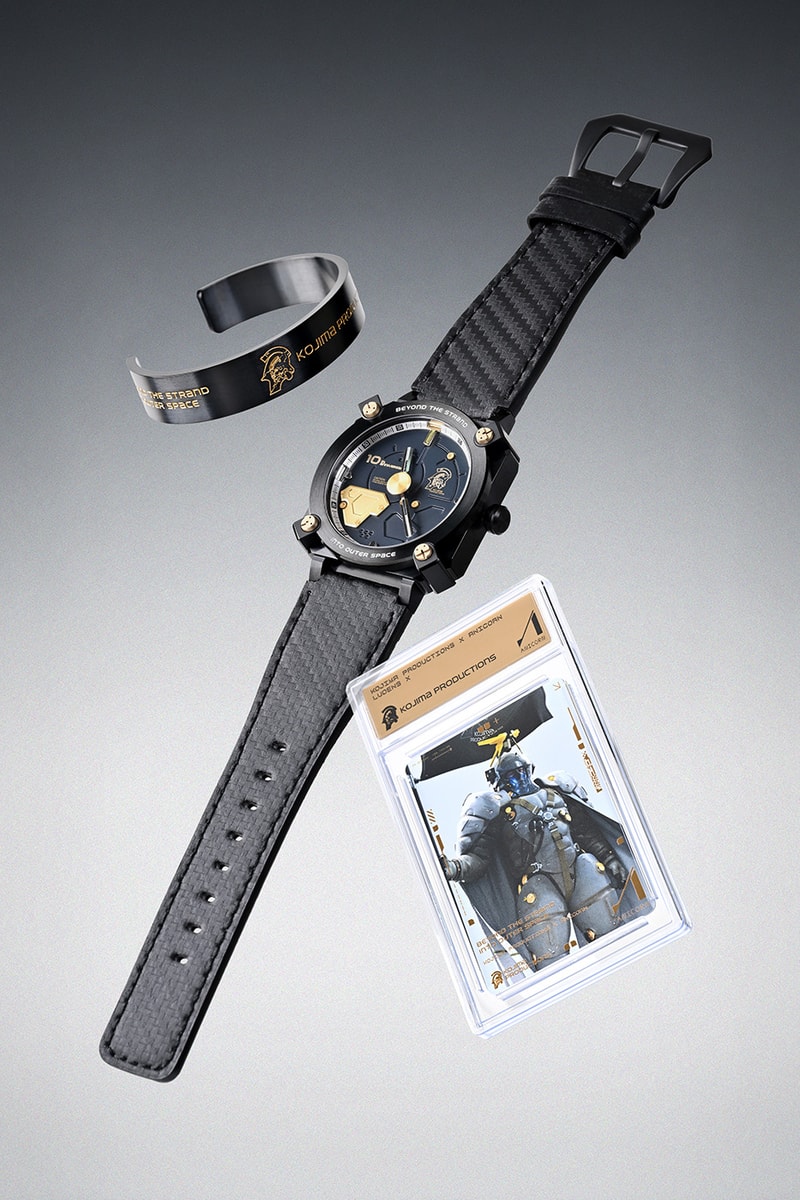 LUDENS X by Kojima Productions Anicorn Watch LUDENS Cuff Bracelet Ludens Character Metal Print Limited Edition Release Info Hideo Kojima Yoji Shinkawa
