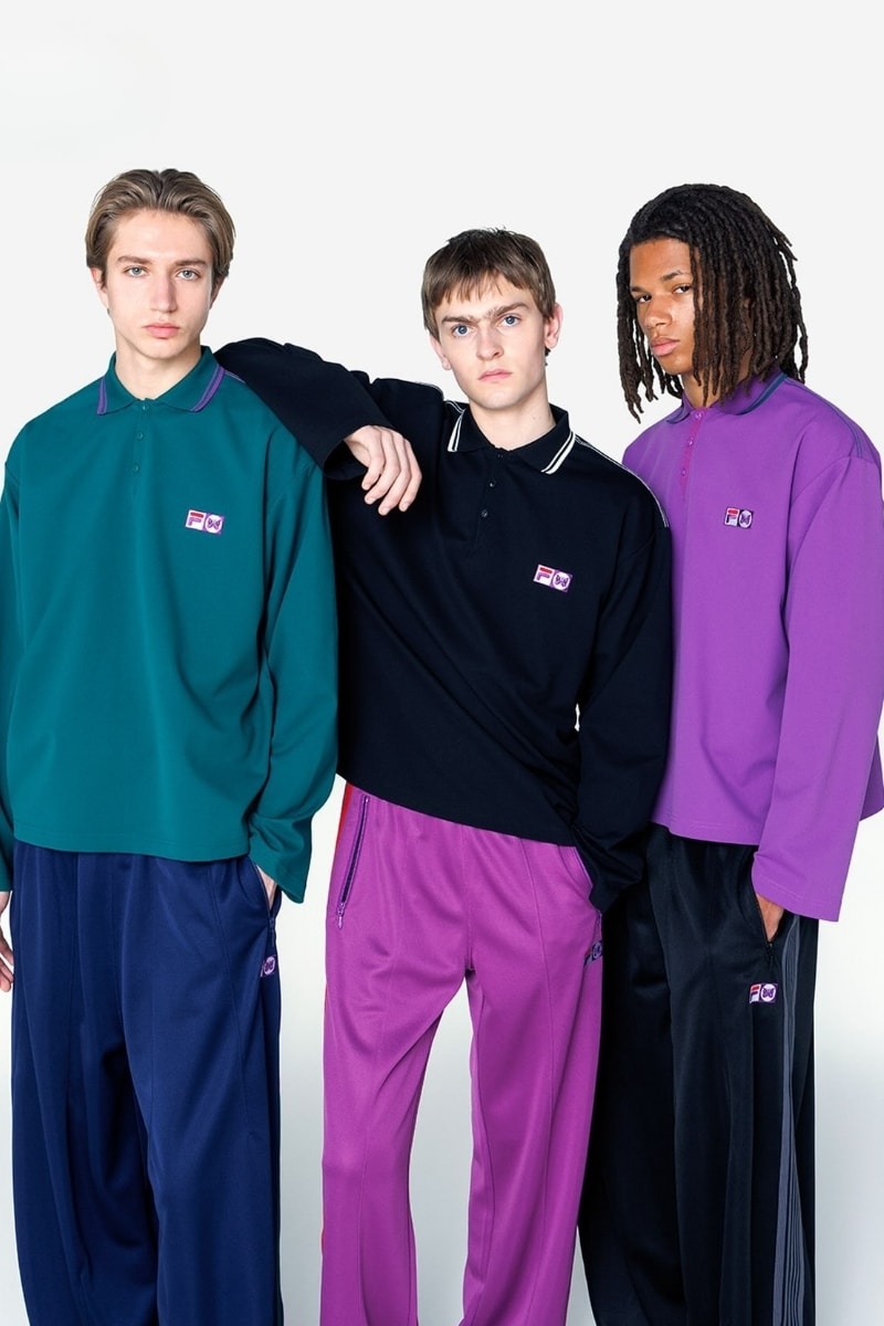 NEEDLES FILA Capsule Collaboration First Look Teaser Info