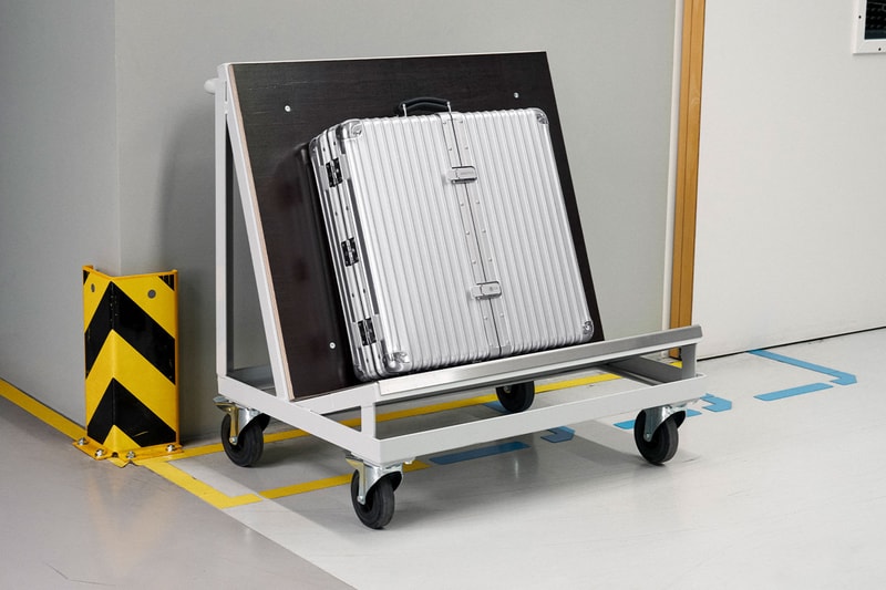 RIMOWA Unveils Limited-Edition Aluminium Dartboard Case With Winmau walton goggins campaign Grégoire Dyer