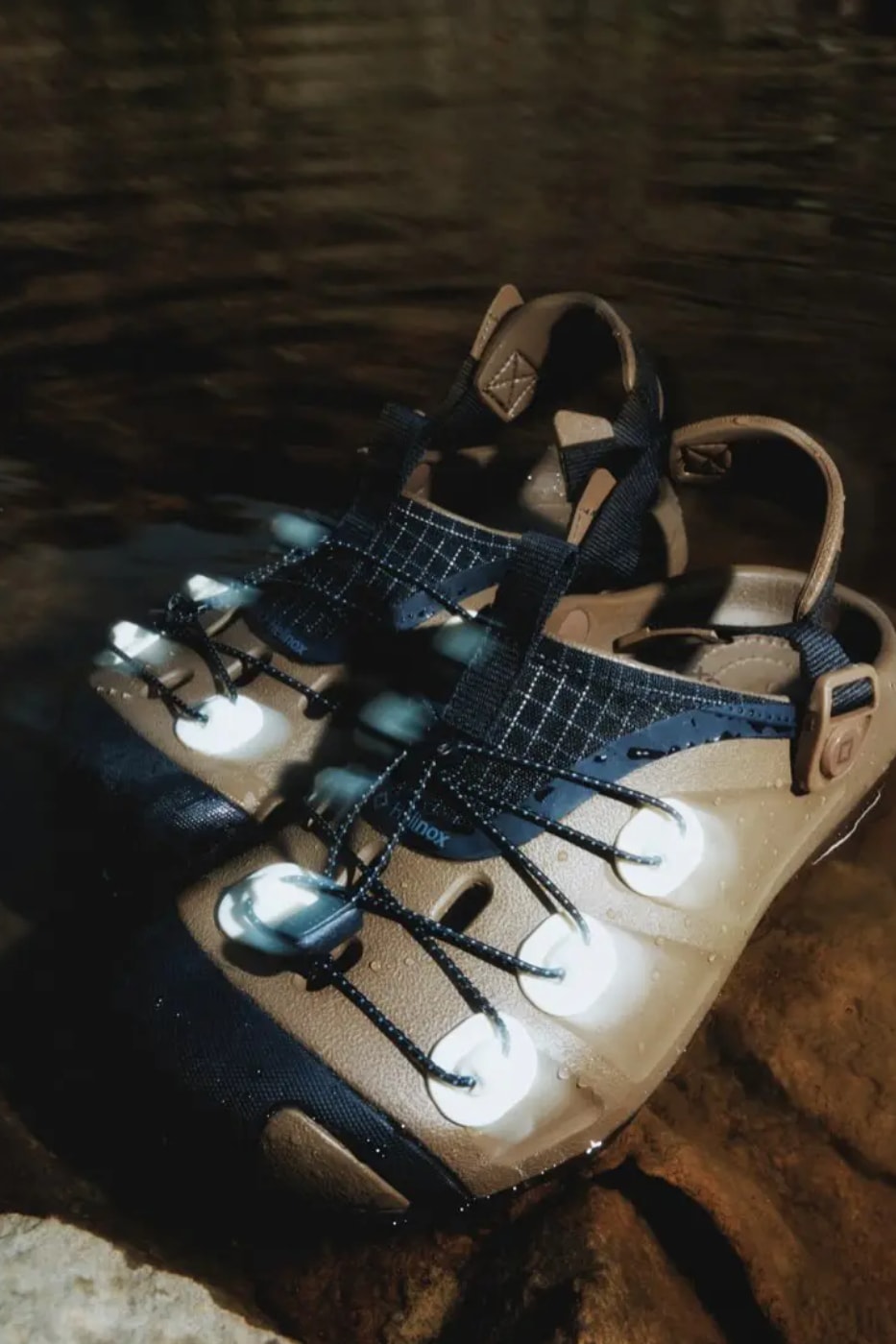 Helinox Crocs Quick Trail Clog Glow in the Dark Luminous Splash Black Walnut Release Info