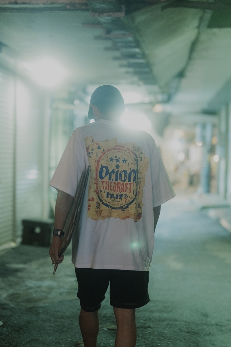 HUF Orion Breweries  Capsule Collaboration Collection Complete Look Tomotatsu Gima Release Info 