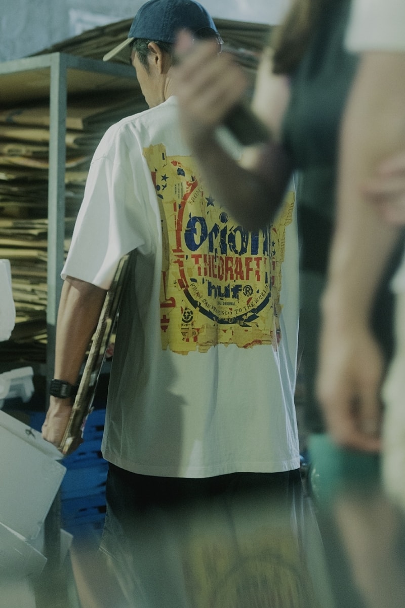 HUF Orion Breweries  Capsule Collaboration Collection Complete Look Tomotatsu Gima Release Info 