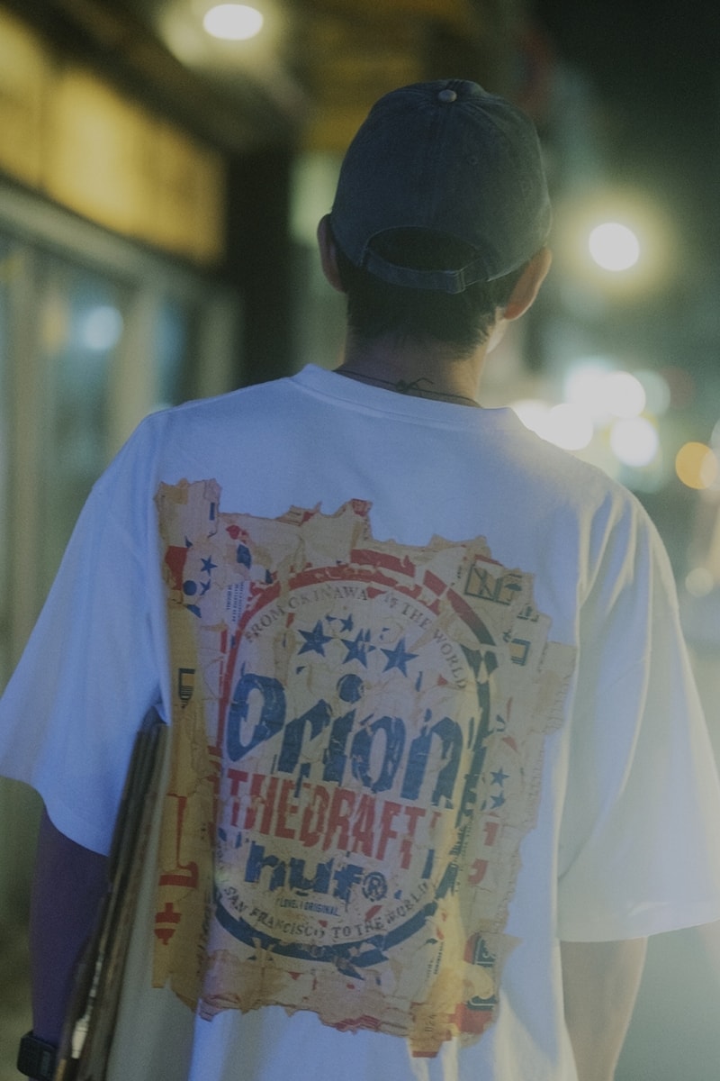 HUF Orion Breweries  Capsule Collaboration Collection Complete Look Tomotatsu Gima Release Info 