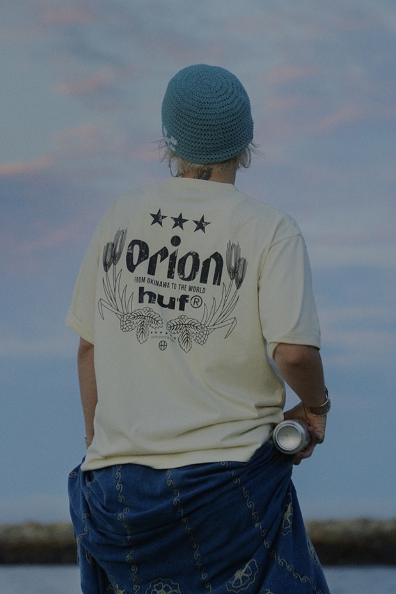 HUF Orion Breweries  Capsule Collaboration Collection Complete Look Tomotatsu Gima Release Info 