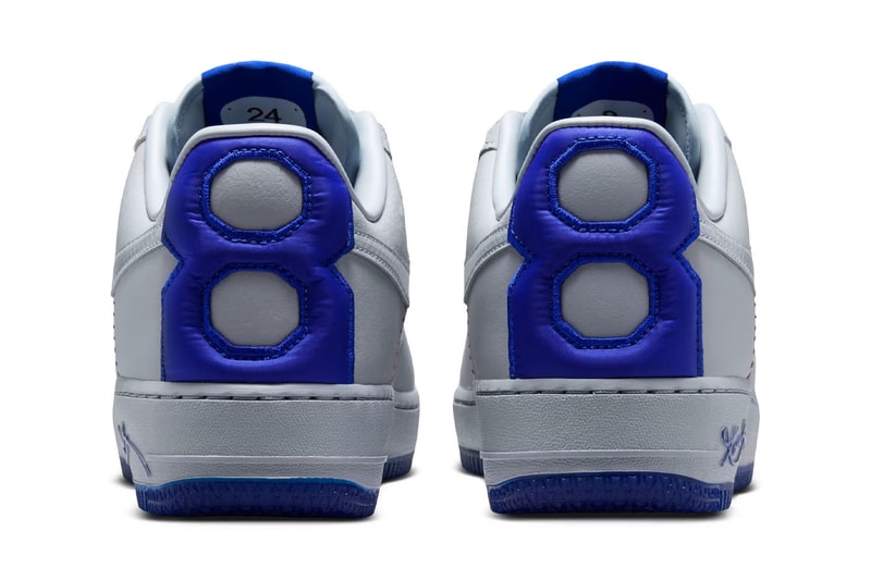 Nike Kobe Air Force 1 Low Protro "Dodgers" Official Look Release Info Wolf Grey/Rush Blue IQ3920-001 release info 8 black mamba