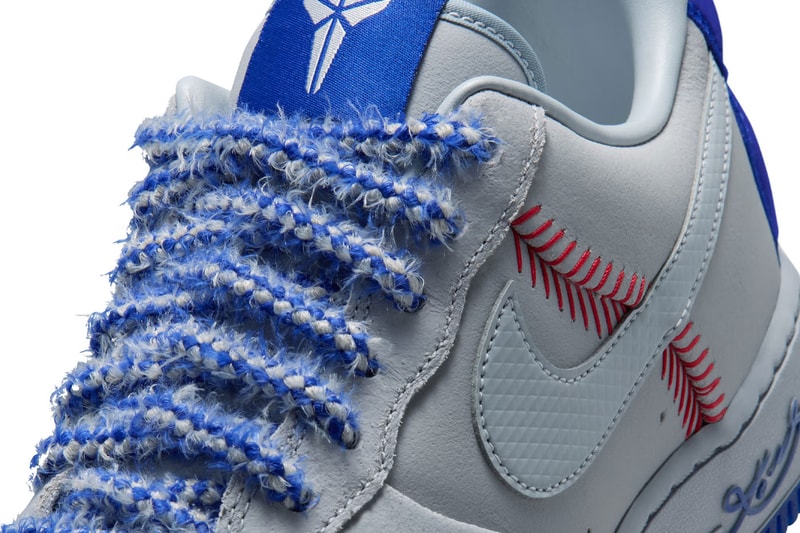 Nike Kobe Air Force 1 Low Protro "Dodgers" Official Look Release Info Wolf Grey/Rush Blue IQ3920-001 release info 8 black mamba