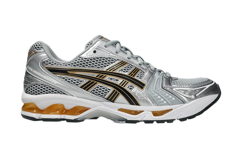 The ASICS GEL-Kayano 14 Receives a “Silver/ Gold” Treatment