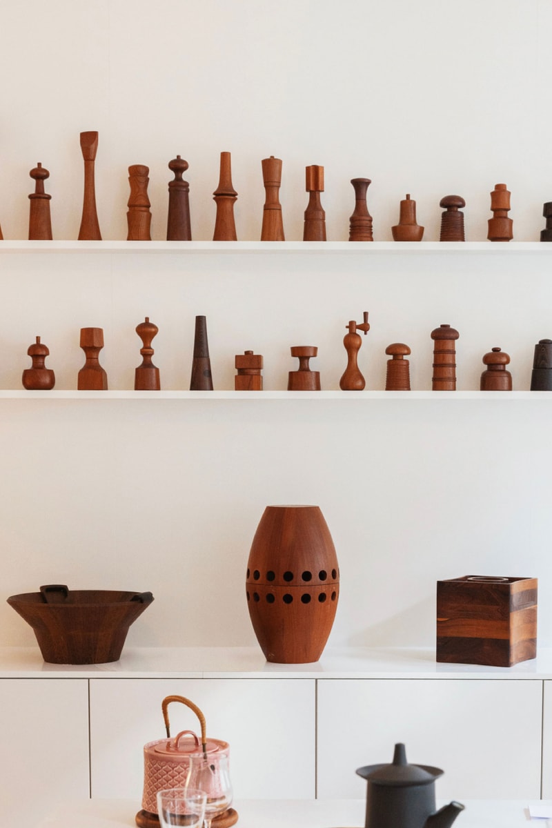 Dansk homeware collection relaunched by Form Portfolios with Copenhagen design focus and Kim Naver tabletop textiles collaboration Jens Quistgaard