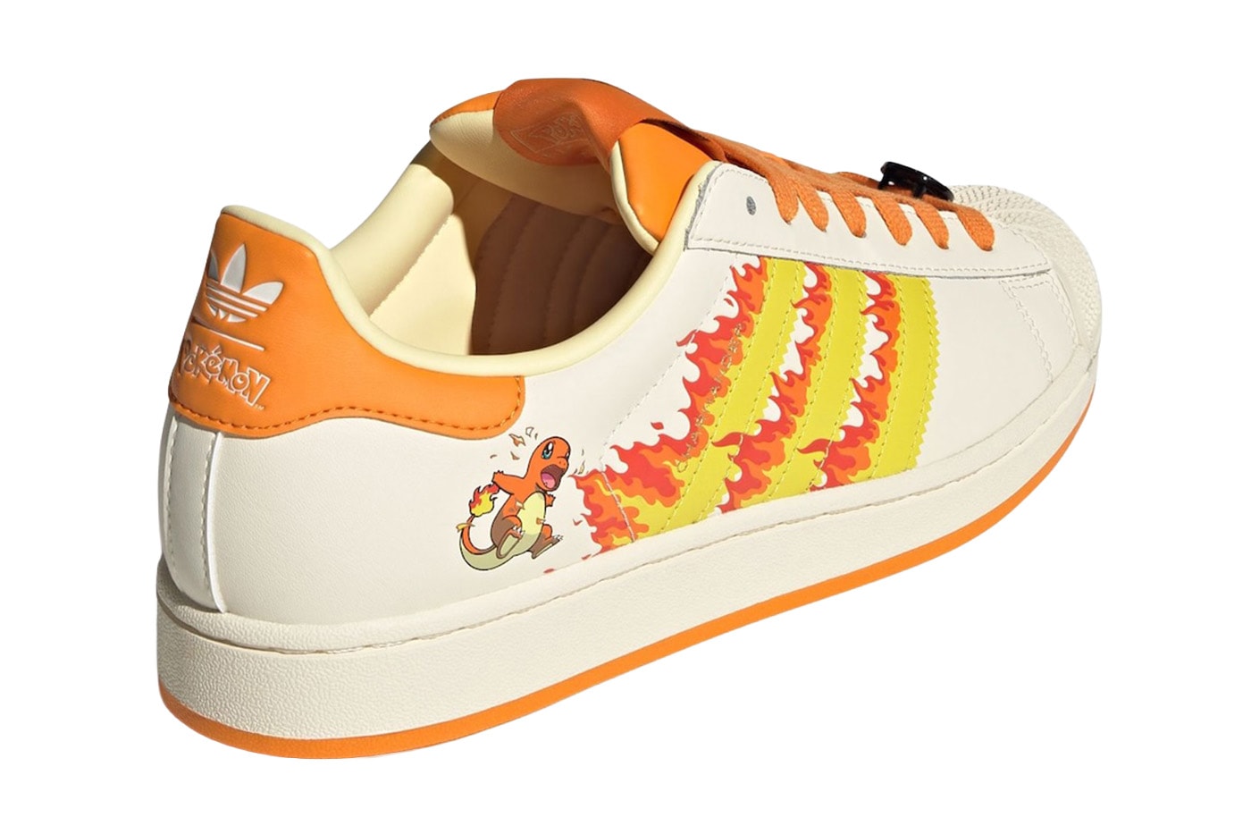 Pokémon x adidas Originals  30th Anniversary Sneaker Collection Full Lineup Pro Model “Pikachu” KI2862 Yellow/Yellow-Core Black Superstar “Pikachu” KI2857 Footwear White/Core Black-Gold Metallic adidas Superstar “Pikachu” KI2858 Yellow/Yellow-Core Black Adistar XLG 2.0 “Gengar” KJ5609 Pokémon x adidas Superstar “Charizard” KI2861 Superstar “Charmander” KI2855 Cream White/Shock Yellow-Orange Superstar “Charmeleon” KI2856  Preloved Scarlet/Preloved Scarlet-Cream White Adistar Control 5 “Haunter”  Samba OG “Mewtwo” KI8220 Ice Lavender/Ice Lavender-Violet ZX 8000 “Mewtwo” KI5326 Ice Lavender/Violet Fusion-Bliss Lilac F50 Tunit Mega “Rayquaza”  KI5325 Adistar Control 5 “Rayquaza”