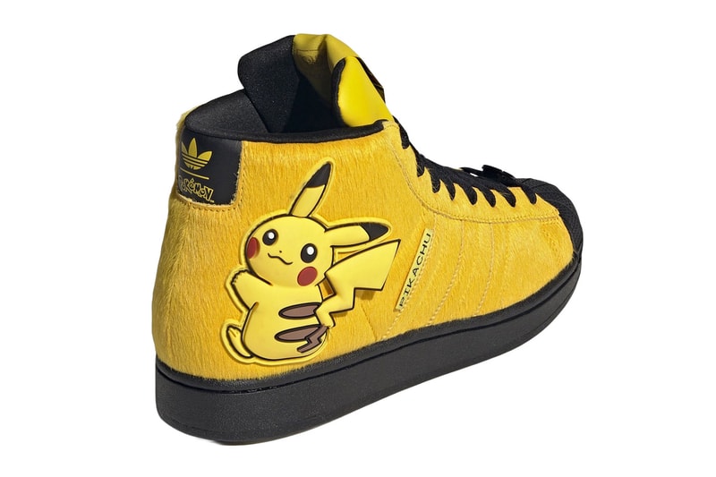 Pokémon x adidas Originals  30th Anniversary Sneaker Collection Full Lineup Pro Model “Pikachu” KI2862 Yellow/Yellow-Core Black Superstar “Pikachu” KI2857 Footwear White/Core Black-Gold Metallic adidas Superstar “Pikachu” KI2858 Yellow/Yellow-Core Black Adistar XLG 2.0 “Gengar” KJ5609 Pokémon x adidas Superstar “Charizard” KI2861 Superstar “Charmander” KI2855 Cream White/Shock Yellow-Orange Superstar “Charmeleon” KI2856  Preloved Scarlet/Preloved Scarlet-Cream White Adistar Control 5 “Haunter”  Samba OG “Mewtwo” KI8220 Ice Lavender/Ice Lavender-Violet ZX 8000 “Mewtwo” KI5326 Ice Lavender/Violet Fusion-Bliss Lilac F50 Tunit Mega “Rayquaza”  KI5325 Adistar Control 5 “Rayquaza”