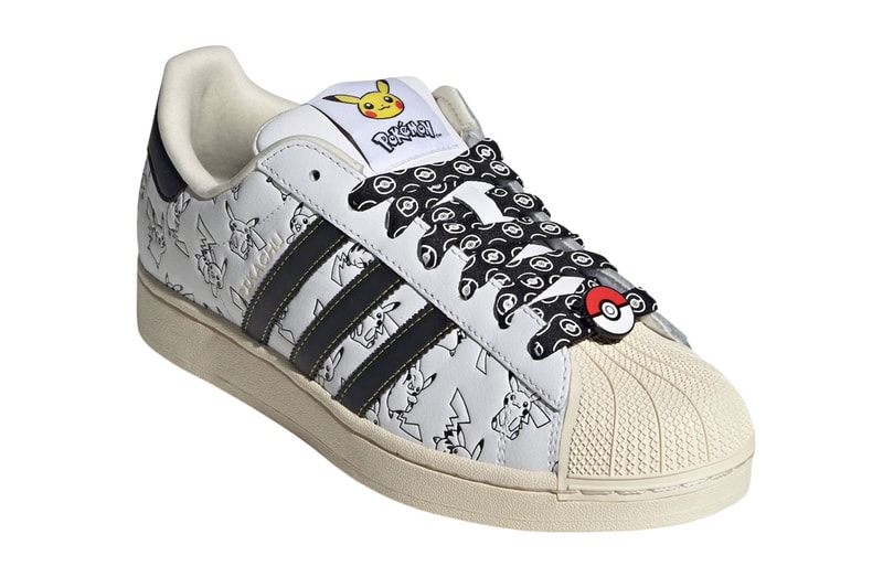 Pokémon x adidas Originals  30th Anniversary Sneaker Collection Full Lineup Pro Model “Pikachu” KI2862 Yellow/Yellow-Core Black Superstar “Pikachu” KI2857 Footwear White/Core Black-Gold Metallic adidas Superstar “Pikachu” KI2858 Yellow/Yellow-Core Black Adistar XLG 2.0 “Gengar” KJ5609 Pokémon x adidas Superstar “Charizard” KI2861 Superstar “Charmander” KI2855 Cream White/Shock Yellow-Orange Superstar “Charmeleon” KI2856  Preloved Scarlet/Preloved Scarlet-Cream White Adistar Control 5 “Haunter”  Samba OG “Mewtwo” KI8220 Ice Lavender/Ice Lavender-Violet ZX 8000 “Mewtwo” KI5326 Ice Lavender/Violet Fusion-Bliss Lilac F50 Tunit Mega “Rayquaza”  KI5325 Adistar Control 5 “Rayquaza”