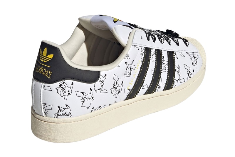 Pokémon x adidas Originals  30th Anniversary Sneaker Collection Full Lineup Pro Model “Pikachu” KI2862 Yellow/Yellow-Core Black Superstar “Pikachu” KI2857 Footwear White/Core Black-Gold Metallic adidas Superstar “Pikachu” KI2858 Yellow/Yellow-Core Black Adistar XLG 2.0 “Gengar” KJ5609 Pokémon x adidas Superstar “Charizard” KI2861 Superstar “Charmander” KI2855 Cream White/Shock Yellow-Orange Superstar “Charmeleon” KI2856  Preloved Scarlet/Preloved Scarlet-Cream White Adistar Control 5 “Haunter”  Samba OG “Mewtwo” KI8220 Ice Lavender/Ice Lavender-Violet ZX 8000 “Mewtwo” KI5326 Ice Lavender/Violet Fusion-Bliss Lilac F50 Tunit Mega “Rayquaza”  KI5325 Adistar Control 5 “Rayquaza”