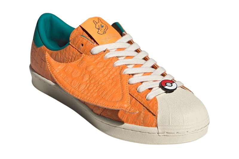 Pokémon x adidas Originals  30th Anniversary Sneaker Collection Full Lineup Pro Model “Pikachu” KI2862 Yellow/Yellow-Core Black Superstar “Pikachu” KI2857 Footwear White/Core Black-Gold Metallic adidas Superstar “Pikachu” KI2858 Yellow/Yellow-Core Black Adistar XLG 2.0 “Gengar” KJ5609 Pokémon x adidas Superstar “Charizard” KI2861 Superstar “Charmander” KI2855 Cream White/Shock Yellow-Orange Superstar “Charmeleon” KI2856  Preloved Scarlet/Preloved Scarlet-Cream White Adistar Control 5 “Haunter”  Samba OG “Mewtwo” KI8220 Ice Lavender/Ice Lavender-Violet ZX 8000 “Mewtwo” KI5326 Ice Lavender/Violet Fusion-Bliss Lilac F50 Tunit Mega “Rayquaza”  KI5325 Adistar Control 5 “Rayquaza”