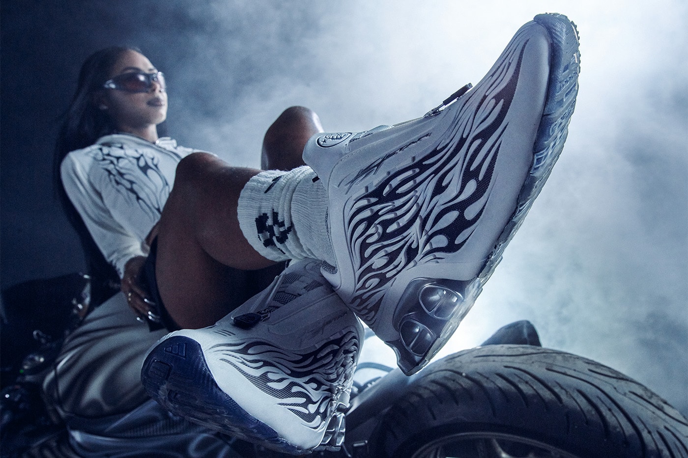adidas Originals Hellstar MEGARIDE S2 “White/Black” KH8086 Official Campaign Images Release Info
